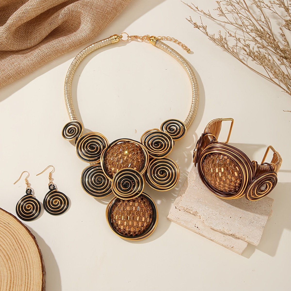 Handmade Multi-Layer Vintage Bohemian Necklace Set
